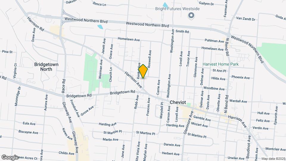 3825 Roswell Ave Map and Location Details