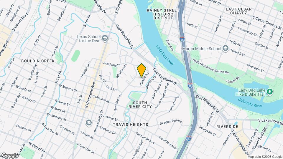 1218 Bickler Rd Map and Location Details