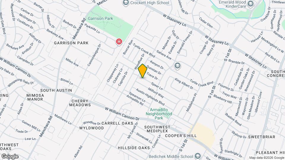 1209 Speer Ln Map and Location Details