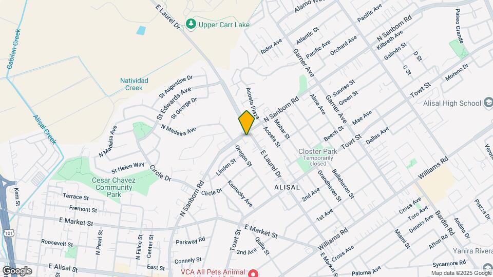 618 N Sanborn Rd Map and Location Details