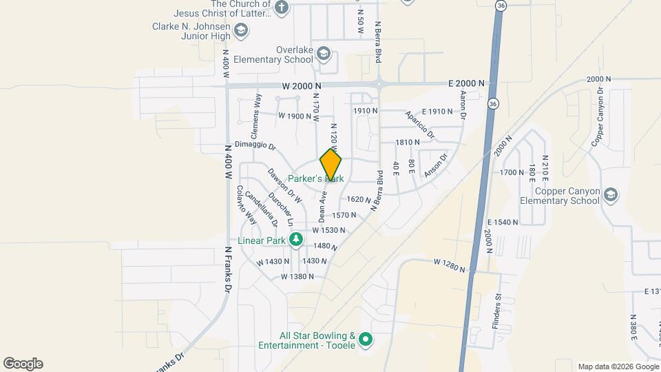 1674 Dean Ave Map and Location Details