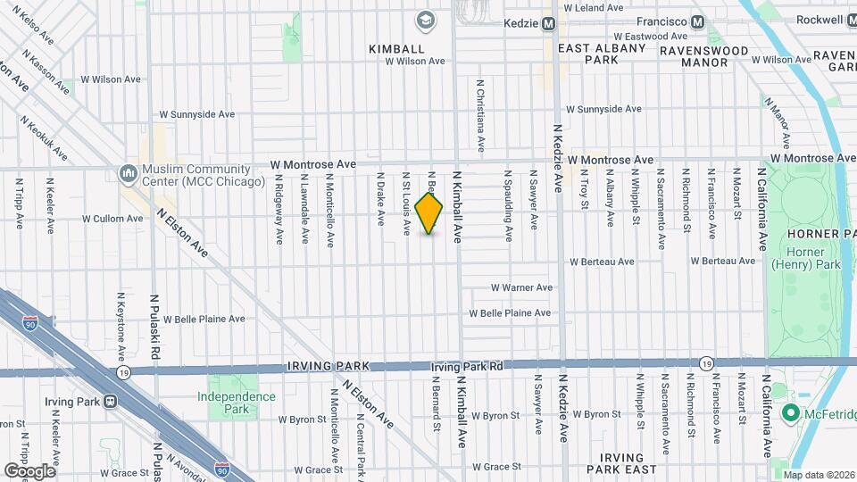 4226 N Bernard St Map and Location Details