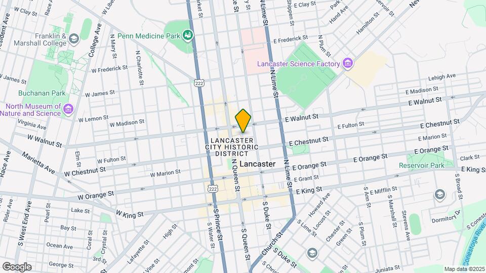 229 N Christian St Map and Location Details