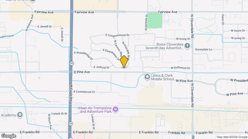 3915 E Presidential Dr Map and Location Details