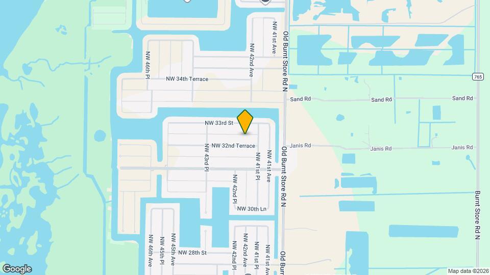 4134 NW 32nd Ln Mapa y Detalles de la Ubicación
