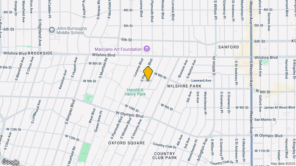 845 S Windsor Blvd Map and Location Details