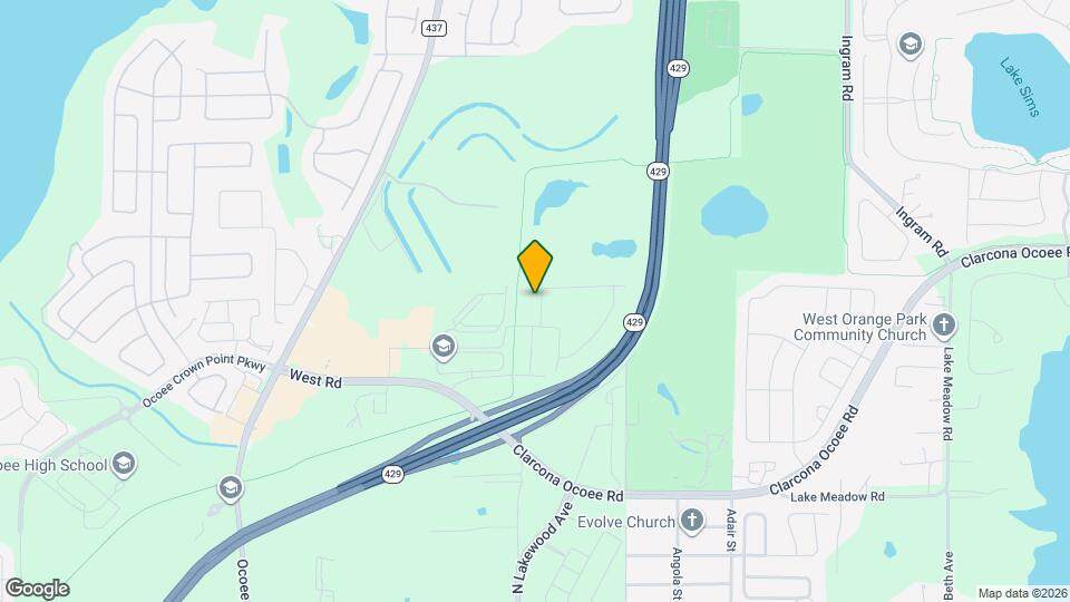 2554 Red Spruce Wy Map and Location Details