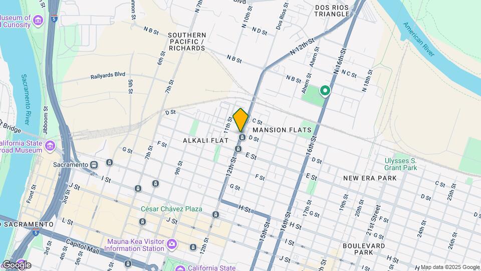 404 12th St, Unit 201 Map and Location Details