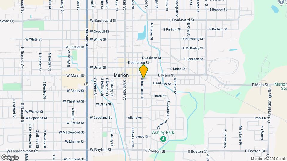 107 S Buchanan St, Unit B Map and Location Details