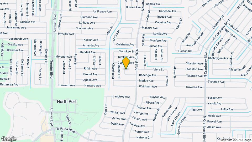 2456 Frantz St Map and Location Details