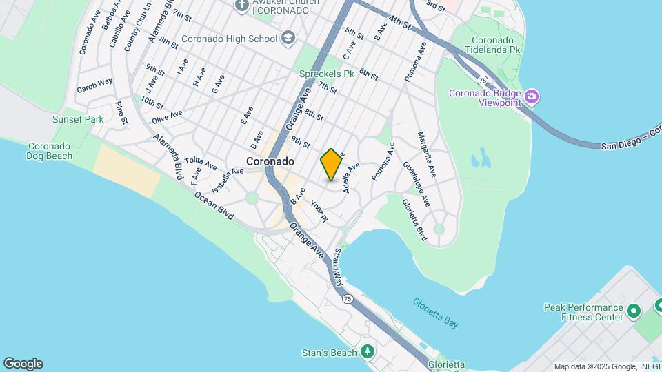 1405 10th St Map and Location Details