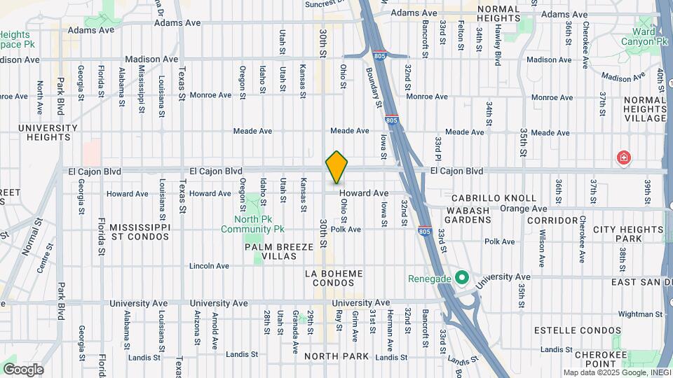 3028 Howard Ave Mapa y Detalles de la Ubicación