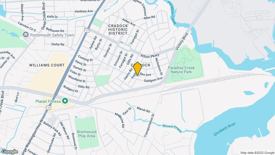 89 Dahlgren Ave Mapa y Detalles de la Ubicación
