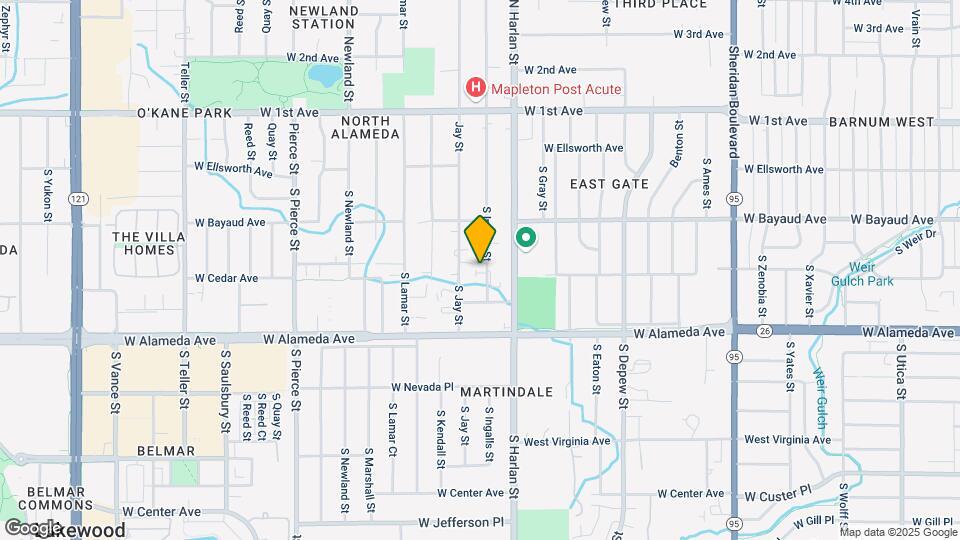 Ingalls Street Apartments Map and Location Details