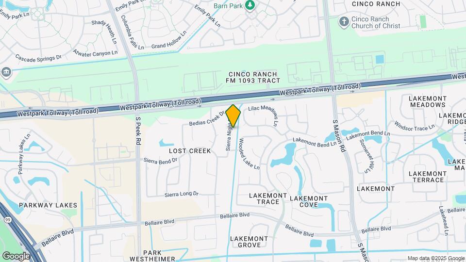 7111 Sierra Night Dr Map and Location Details