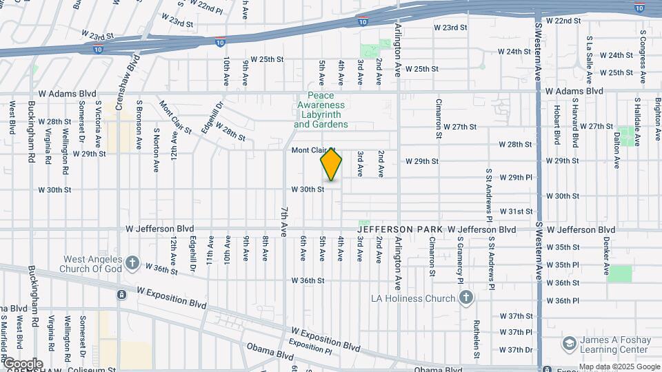 2419 W 30th St Map and Location Details