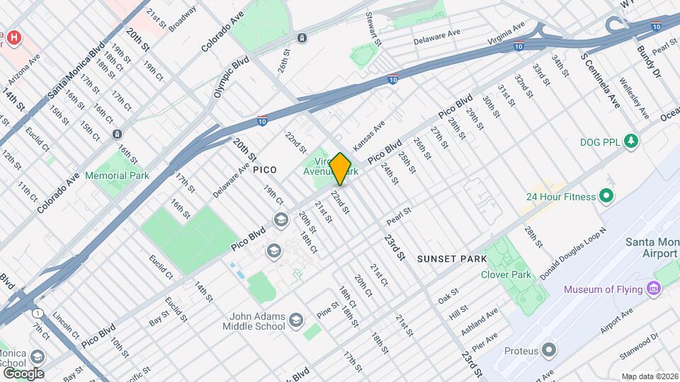 2131 22nd St, Unit A Mapa y Detalles de la Ubicación