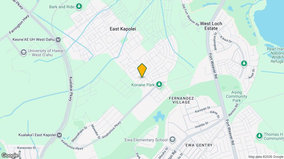 91-960-3575 Iwikuamoo St Map and Location Details