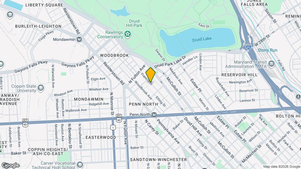 2540 Francis St Map and Location Details