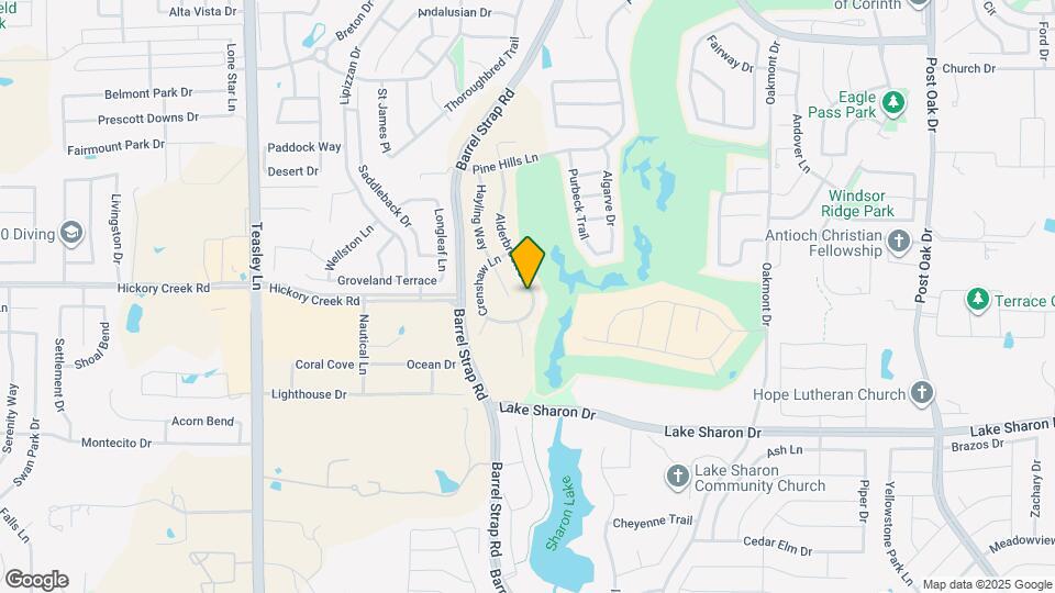 6912 Alderbrook Dr Map and Location Details