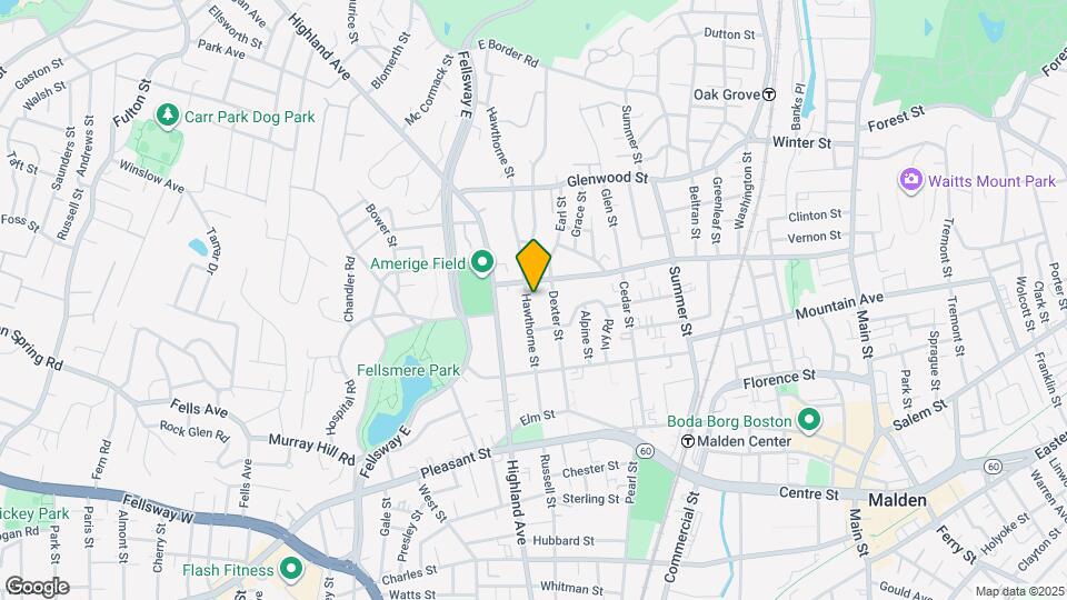 97 Hawthorne St Map and Location Details