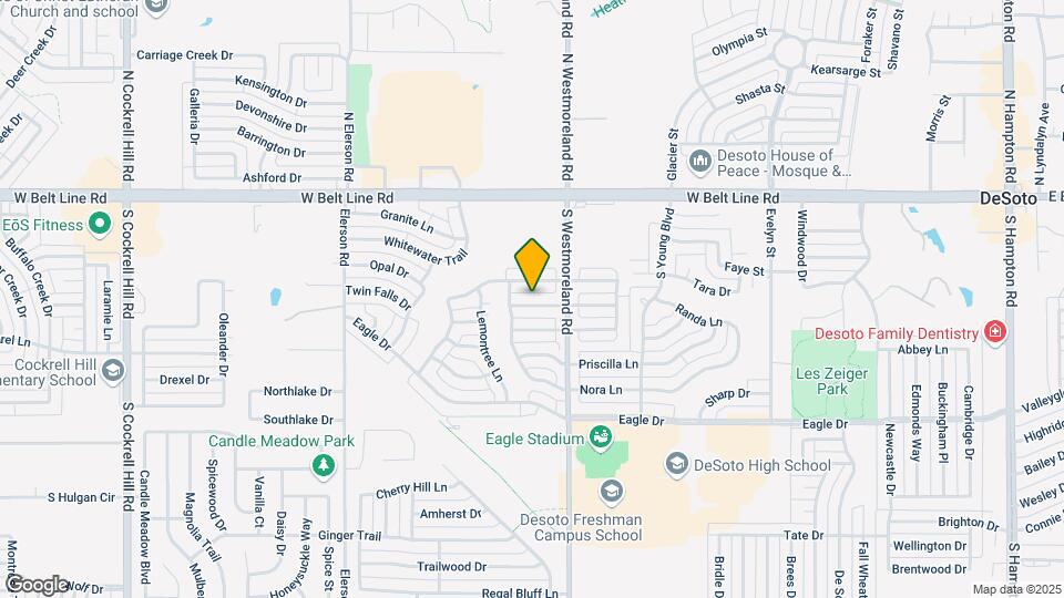 821 Courson Dr Map and Location Details