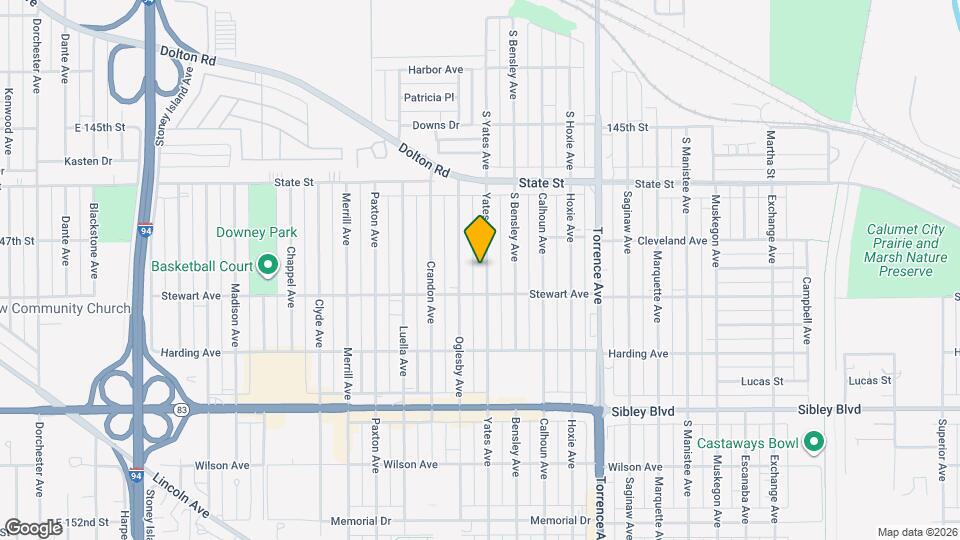 344 Yates Ave Map and Location Details