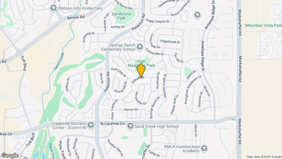 7019 Hillock Dr Map and Location Details