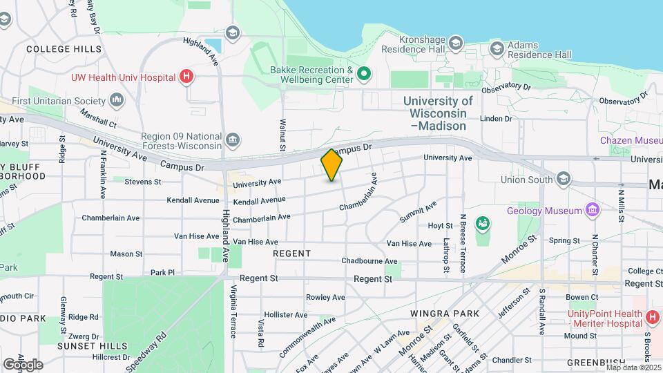 2110 Kendall Ave, Unit #1 Map and Location Details