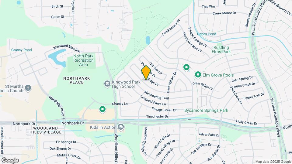 2419 Sherwood Hollow Ln Map and Location Details