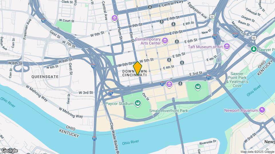 205 W 4th St Map and Location Details