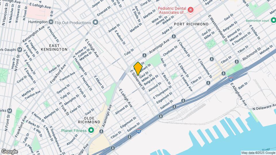 2441 E Somerset St Map and Location Details