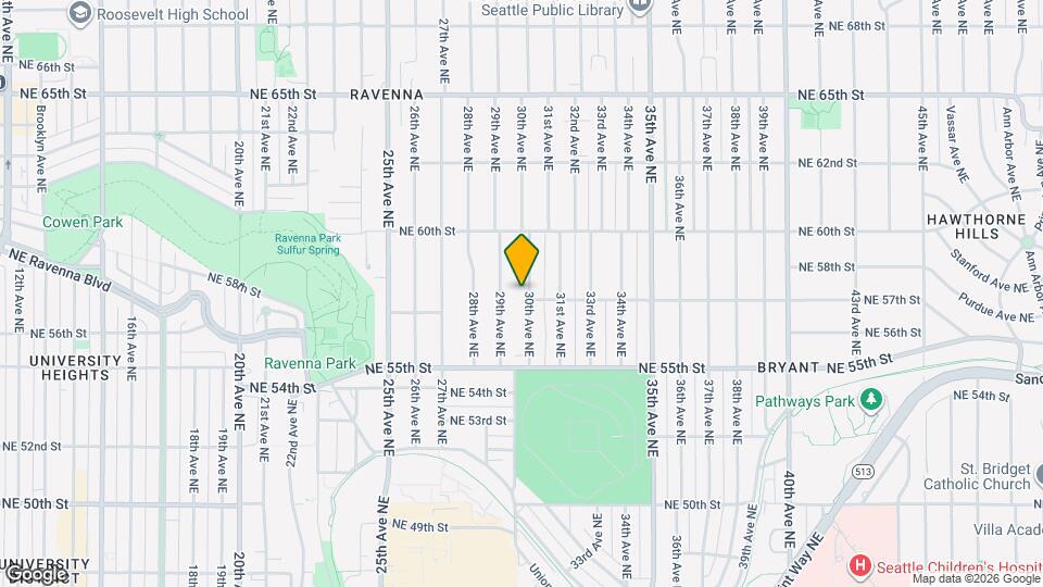 5701 30th Ave NE Map and Location Details