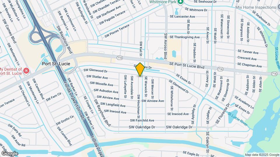 2409 SW Hinchman St Map and Location Details