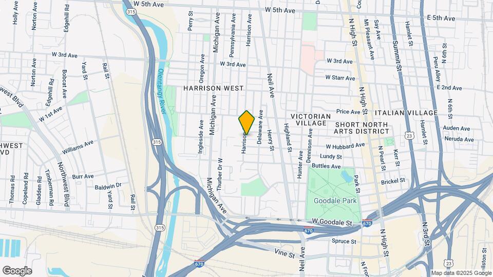 880 Harrison Ave Map and Location Details