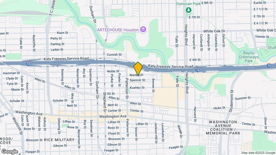 1717 Thompson St Map and Location Details