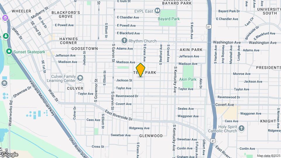 722 Jackson Ave Map and Location Details