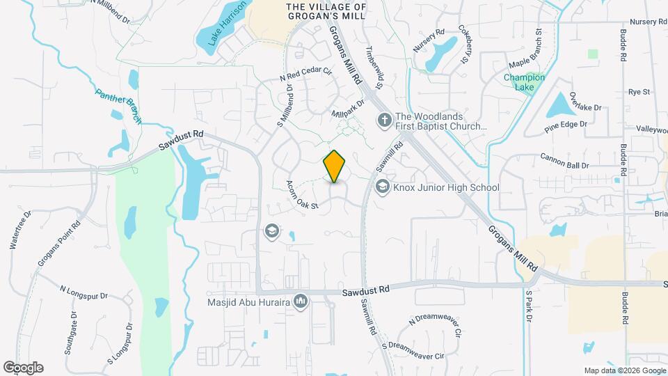 2107 W Lacey Oak Cir Map and Location Details