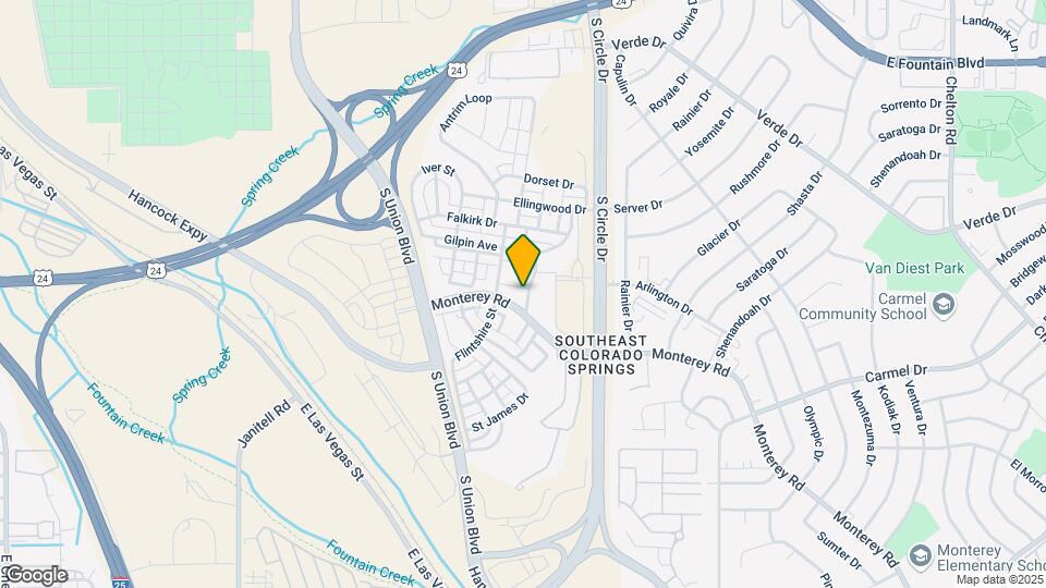 1620 Monterey Rd, Unit 201 Mapa y Detalles de la Ubicación