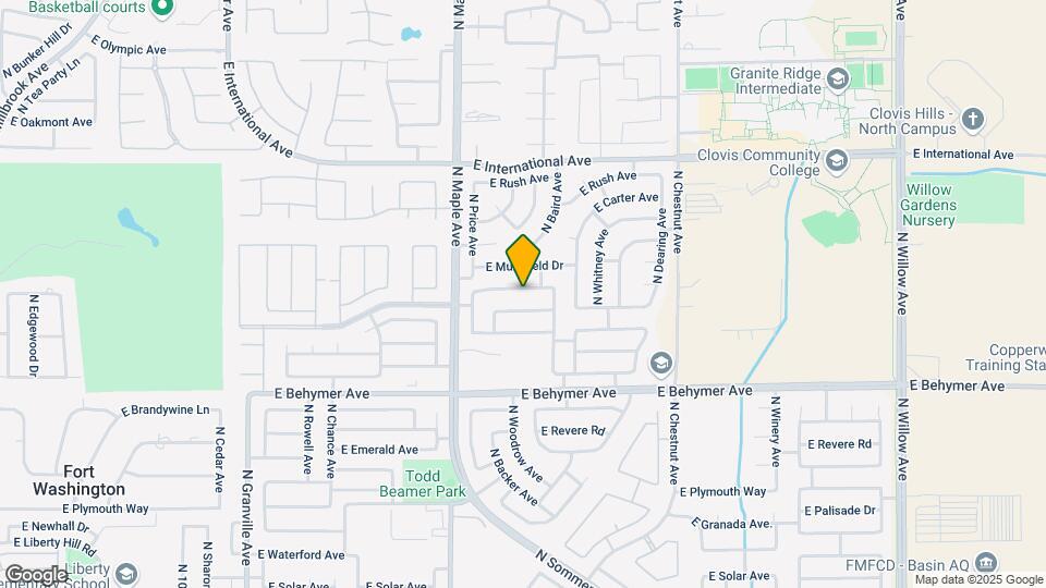 2153 E Poppy Hills Dr Map and Location Details