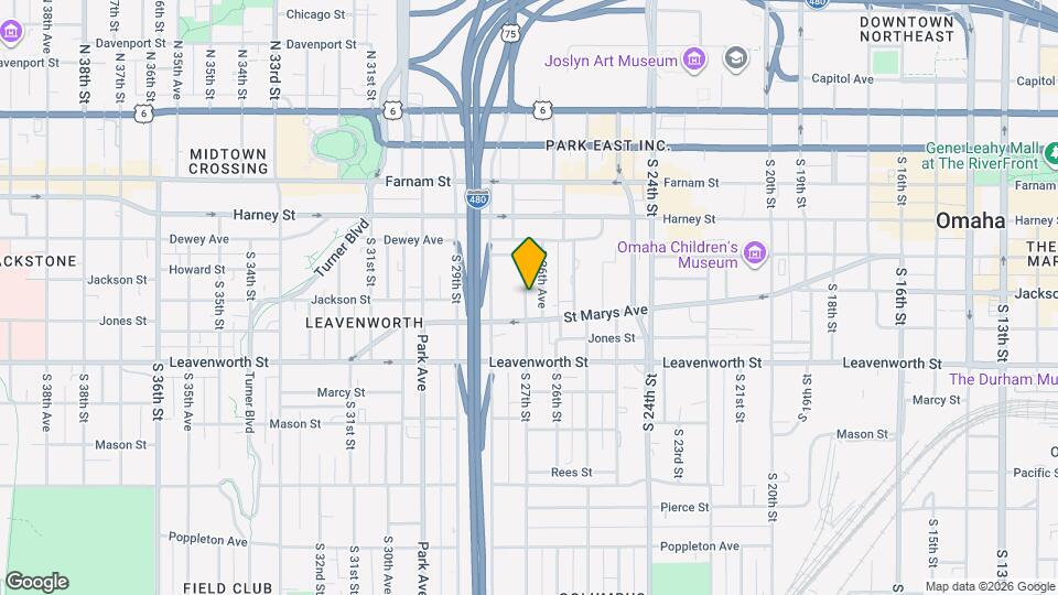 547 S 27th St Map and Location Details