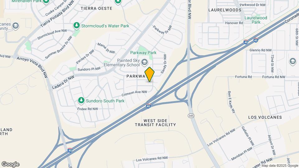 8109 Tangerine Pl NW Map and Location Details