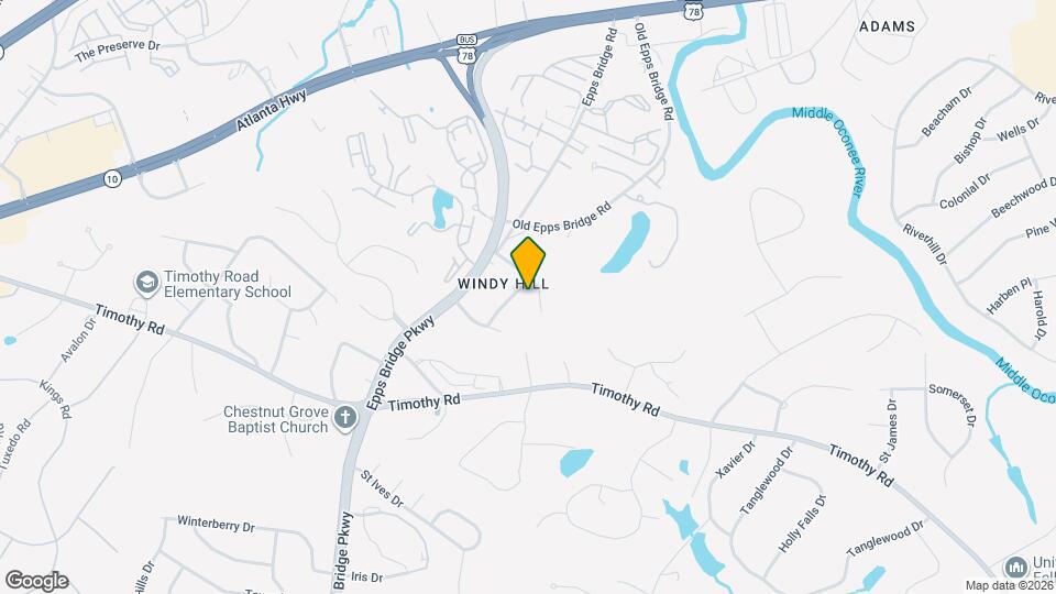 211 Windy Hill Way Map and Location Details