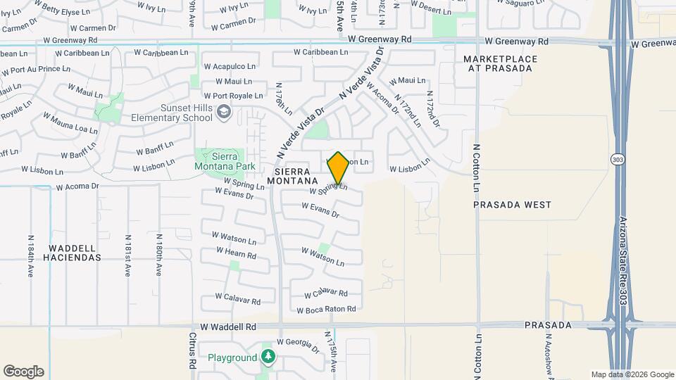 17475 W Spring Ln Map and Location Details