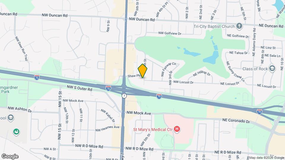 1113 NW 6th St Map and Location Details