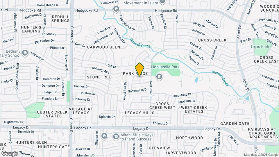 1729 Gunnison Dr Map and Location Details