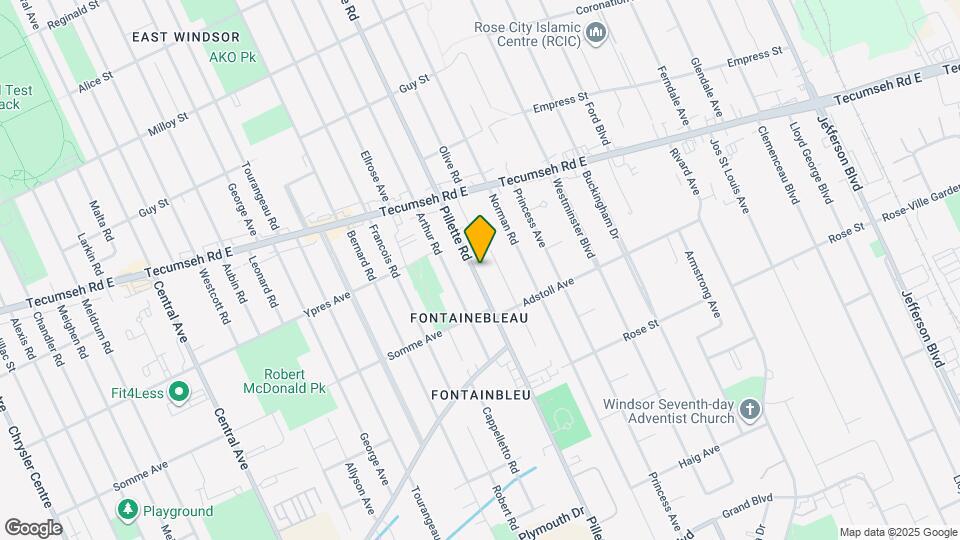 2452 Pillette Rd Map and Location Details