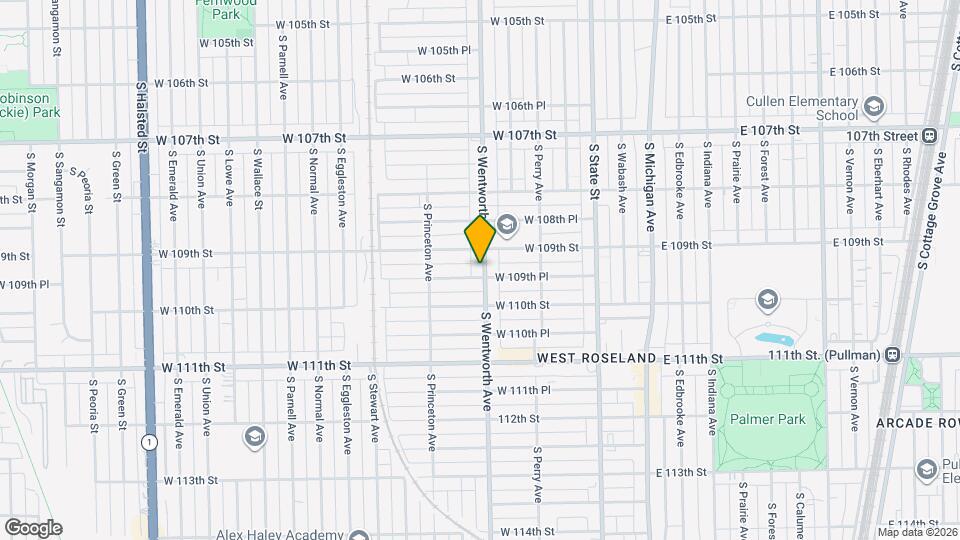 10922 S Wentworth Ave Map and Location Details