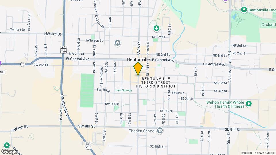 242 SW D St Map and Location Details