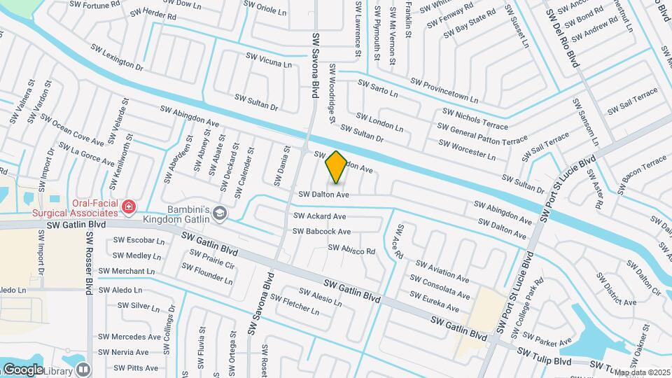 1211 SW Dalton Ave Map and Location Details